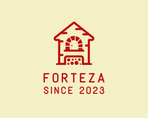 Wood Fired Oven Grill logo design