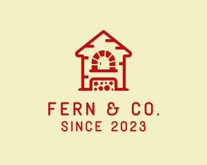 Wood Fired Oven Grill logo design