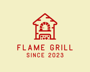 Grill - Wood Fired Oven Grill logo design