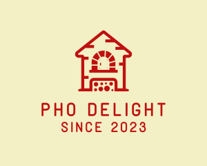 Wood Fired Oven Grill logo design