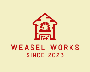 Wood Fired Oven Grill logo design