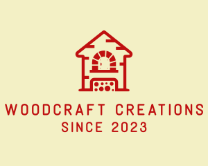 Wood Fired Oven Grill logo design