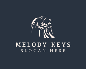 Piano - Piano Concert Musician logo design