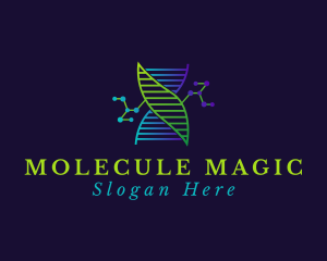 Molecule - Biotech DNA Molecule logo design