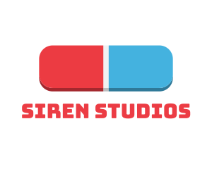 Siren - 3D Eraser Bar logo design