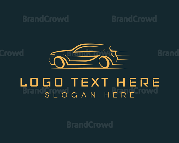Gradient Fast Car Logo