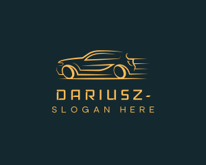 Garage - Gradient Fast Car logo design