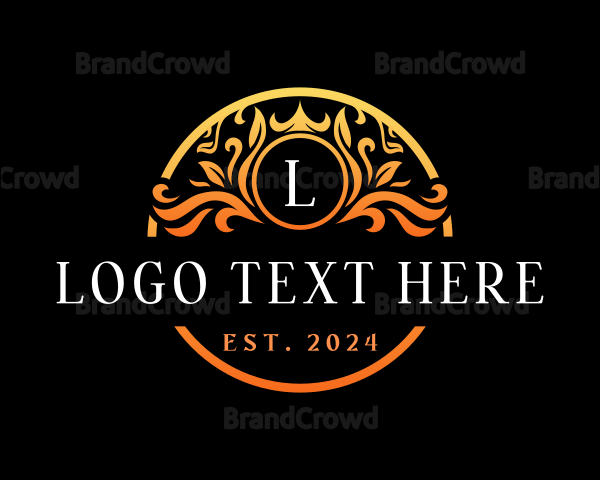 Elegant  Decorative Badge Logo