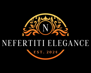 Elegant  Decorative Badge logo design