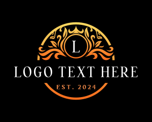 Botique - Elegant  Decorative Badge logo design