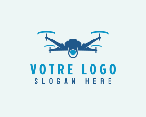 Camera Drone Surveillance  Logo