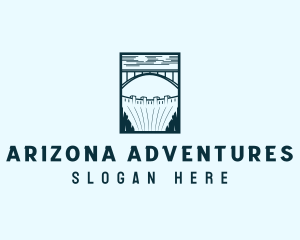 Arizona - Hoover Dam Arizona logo design