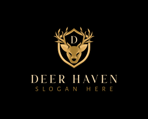 Deer Horn Crest logo design