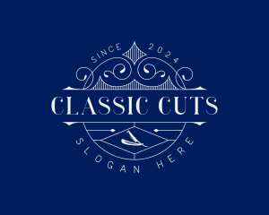 Barber Classic Hairdressing logo design