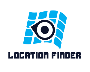 Location Pin Map logo design