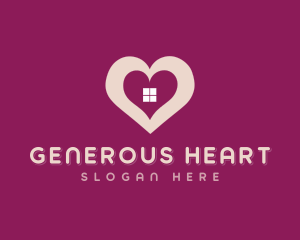 Heart Charity House logo design