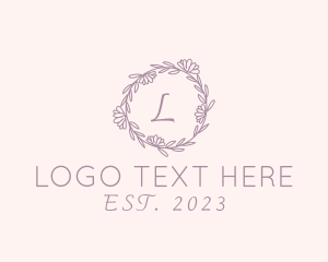Landscape Designer - Daisy Leaf Vine Floral logo design