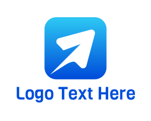 Marker - White Cursor App logo design