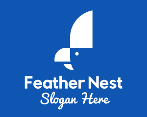 Feather Cockatoo Bird logo design