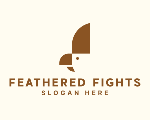 Feather Cockatoo Bird logo design