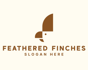 Feather Cockatoo Bird logo design