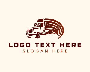Express - Logistics Cargo Truck logo design