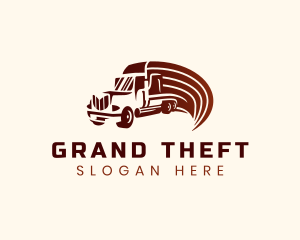 Vehicle - Logistics Cargo Truck logo design