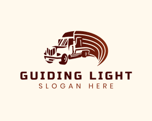 Logistics Cargo Truck logo design