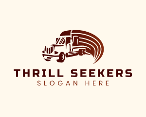 Logistics Cargo Truck logo design