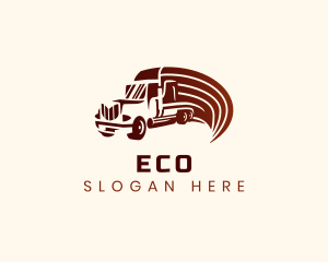 Logistics Cargo Truck logo design