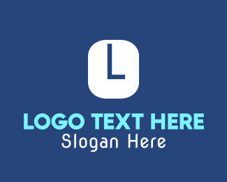 Blue Typeface Logo
