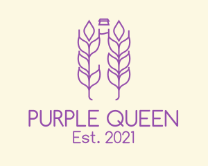 Purple Wheat Beer  logo design