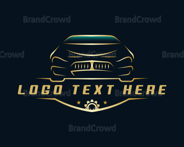 Luxury Car Mechanic Garage Logo