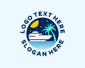 Tourist - Cruise Getaway Travel logo design
