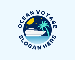 Cruise - Cruise Getaway Travel logo design