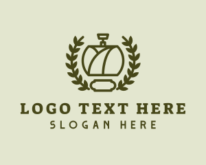 Cologne - Leaf Wreath Perfume logo design