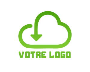 Safety - Green Arrow Cloud logo design