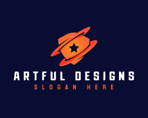 Star Shield Tech logo design