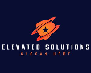 Star Shield Tech logo design