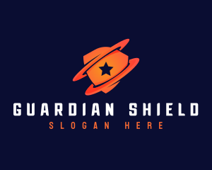 Protector - Star Shield Tech logo design