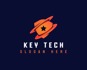 Star Shield Tech logo design