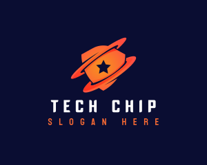 Star Shield Tech logo design