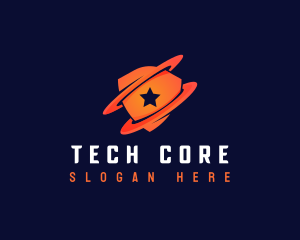 Star Shield Tech logo design