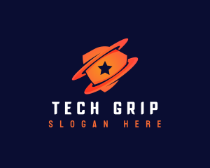 Star Shield Tech logo design