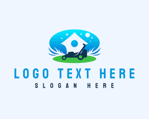 Landscaping - Lawn Mower Landscaping logo design