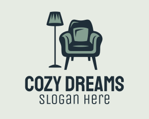 Green Lamp Armchair logo design