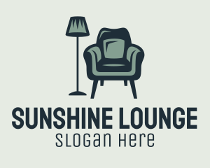 Green Lamp Armchair logo design