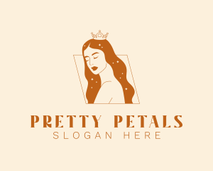 Beauty Pageant Woman logo design