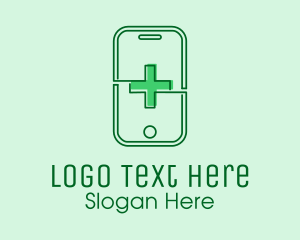 Database - Medical Mobile App logo design