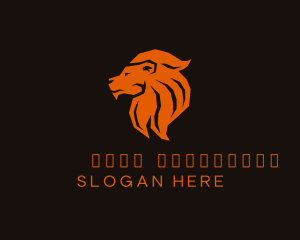 Lifestyle - Geometric Lion Mane logo design